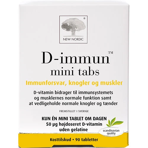 New Nordic D-Immun Mini Tabs | 90 tabletter