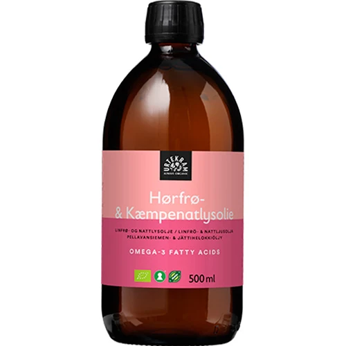 Urtekram Linfrö & Nattljusolja Ekologisk | 500 ml