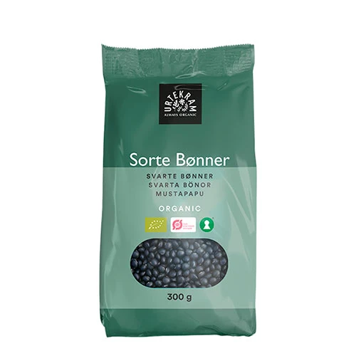 Urtekram Svarta Bönor Ekologisk | 300 g