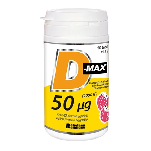 Vitabalans D-max 50 μg | 90 tabletter