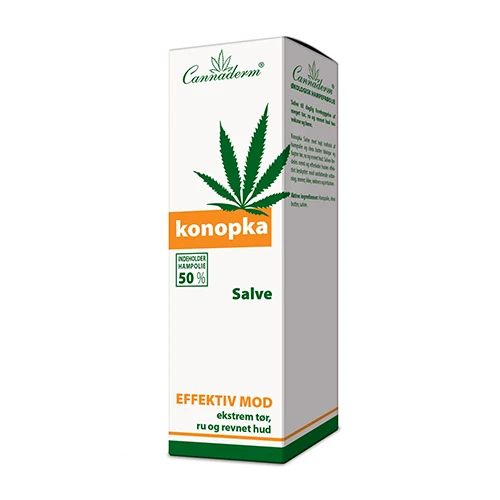 Cannaderm Konopka Salva för torr, grov & sprucken hud | 75 g