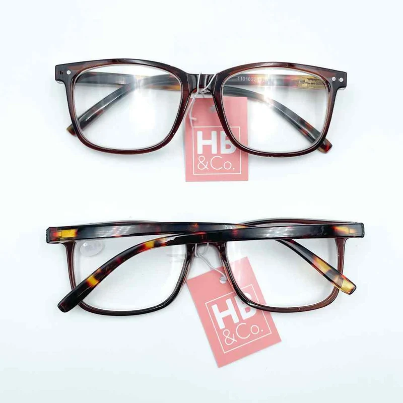 HB&Co Reading Glasses +2 Brown Tortoiseshell