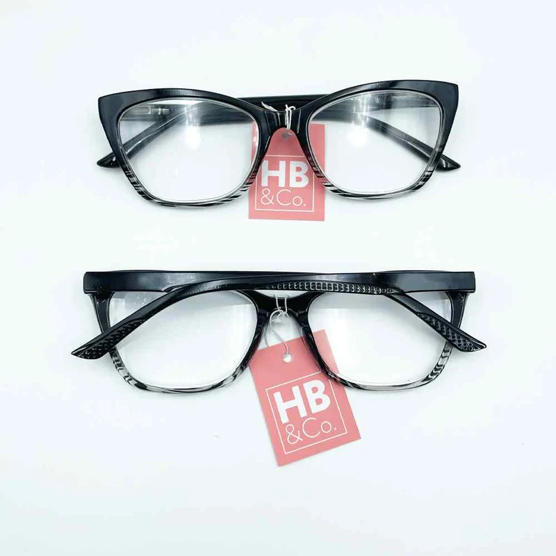 HB&Co Fashion Reading Glass +3 Black design