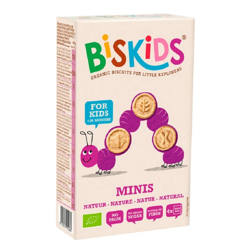 MINI JUNIOR FRUIT BIO 120 g - BISKIDS