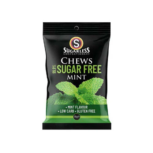 Sugarless Confectionery Nitro Mint Flavour Chews 70g