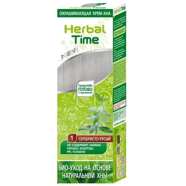 Herbal Time Natürliches Henna SILBERBLOND 75 ml