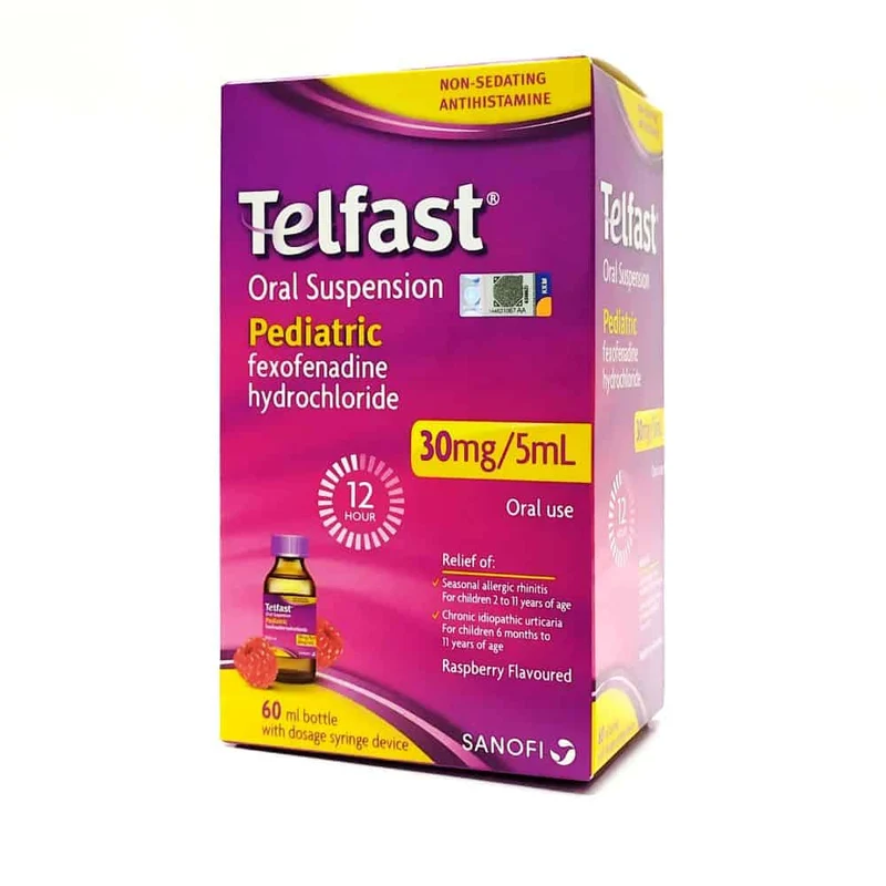 Telfast Susp Liq. Pediatric 30mg/5ml 60ml