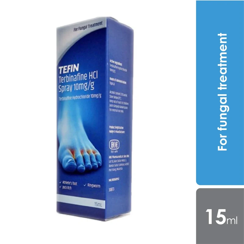 Tefin Terbinafine HCI Spray 10MG (15ml)