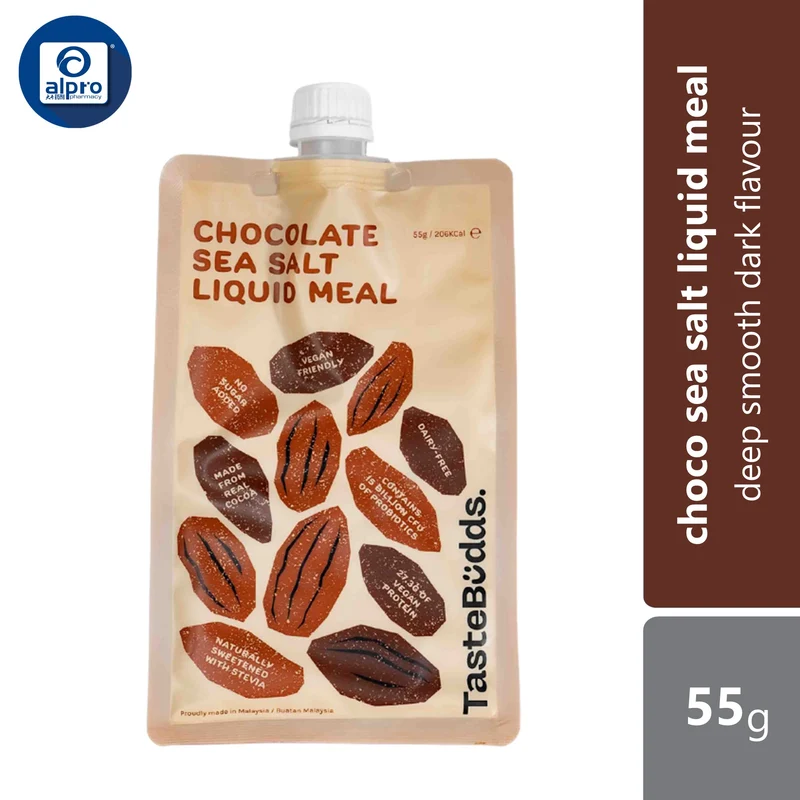 TasteBudds Chocolate Sea Salt Liquid Meal | Meal Replacement