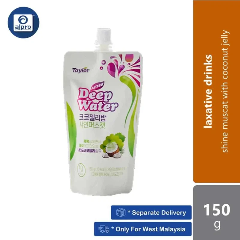 Taylor After Deep Water Coco Jelly Shine Muscat 150g | Relieves Constipation