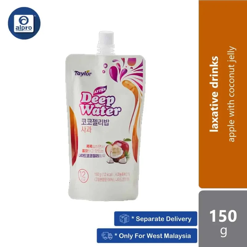 Taylor After Deep Water Coco Jelly Apple 150g | Relieves Constipation