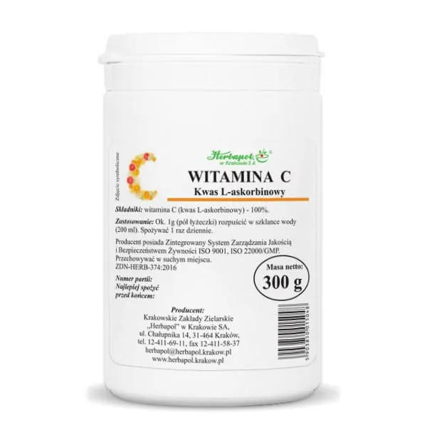 Herbapol Vitamin C 300 g L-Ascorbinsäure
