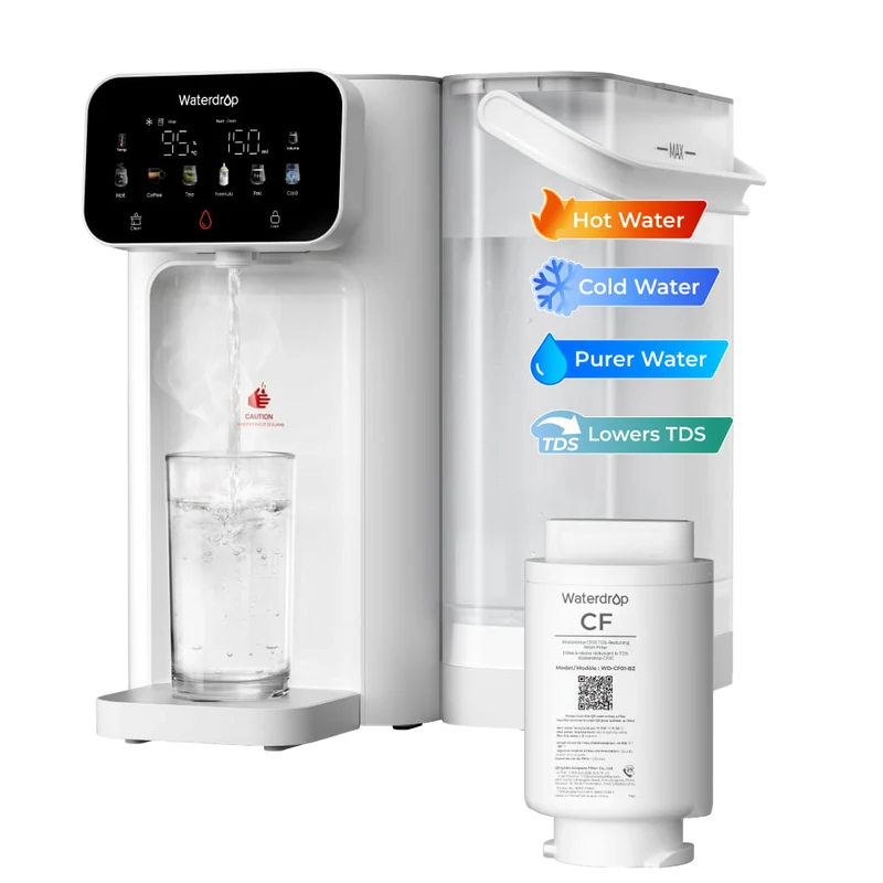 Waterdrop Instant Hot and Cold Countertop Water Filter Dispenser CT01
