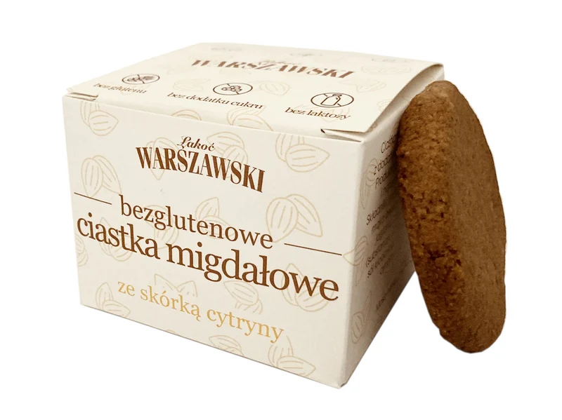 ŁAKOĆ WARSZAWSKI - Glutenfreie Aldal-Kekse mit Zitronenschale 150g DATUM: 02.2026