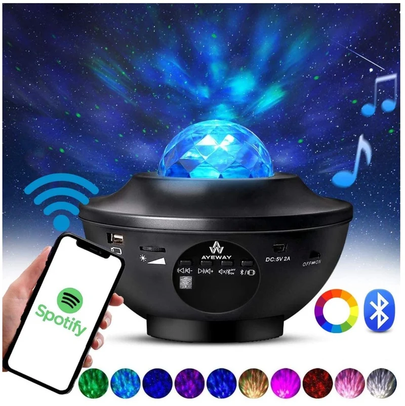 Galaxy LED projector lights - Stjernehimmel projektor