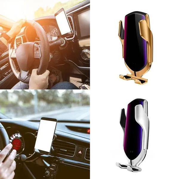 R2 Trådløs mobil lader og mobilholder i bilen