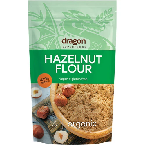Dragon Superfoods Glutenfri Hasselnötsmjöl Ekologisk från | 200 g
