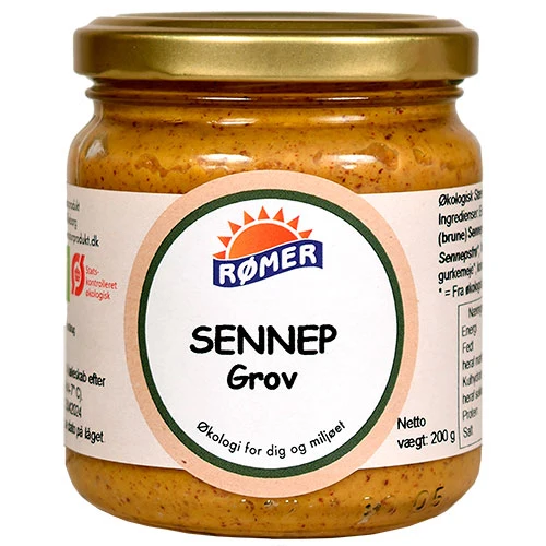 Rømer Senap Stark Ekologisk | 200 g