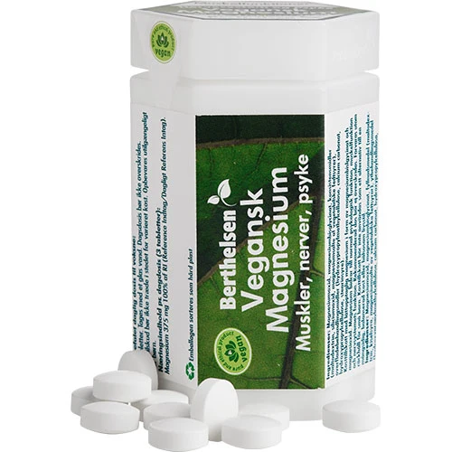 Berthelsen Magnesium Vegansk | 90 tabletter