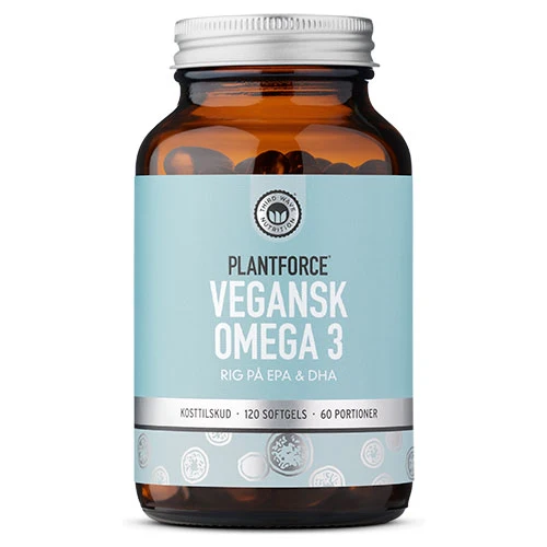 Plantforce Omega 3 (Vegansk Epa & Dha) | 120 kapslar