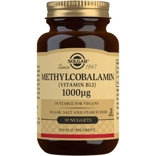 Solgar B12 Vitamin (Methylcobalamin 1000 µg) | 30 tabletter