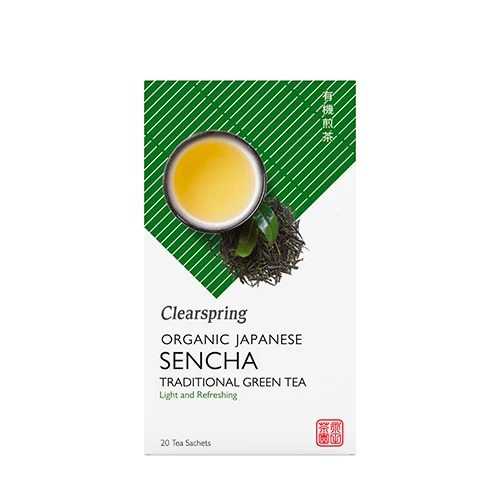 Clearspring Japansk Sencha Grönt Te Ekologisk | 20 påsar