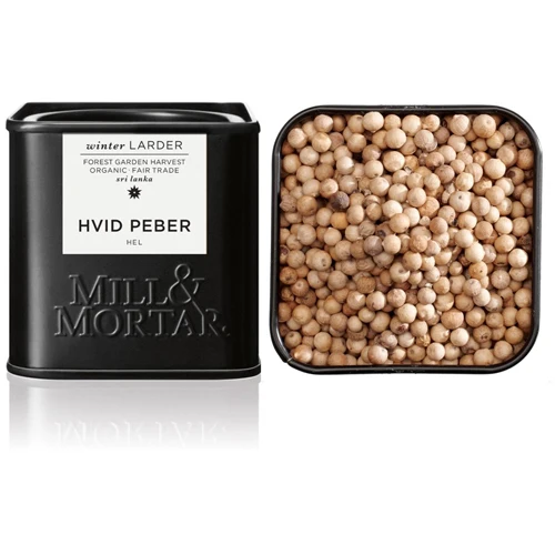 Mill & Mortar Vitpeppar Hel Ekologisk från | 50 g