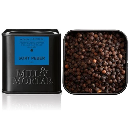 Mill & Mortar Svartpeppar Hel Ekologisk | 50 g
