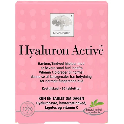 New Nordic Skin Care Hyaluron Active | 30 tabletter