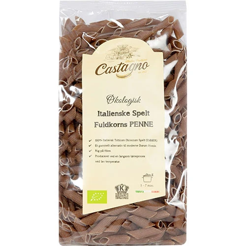 Castagno Fullkornsdinkel Penne Ekologisk | 500 g