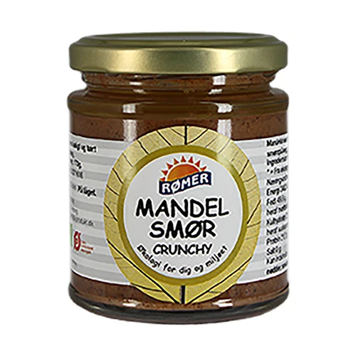 Rømer Mandelsmör Crunchy Glutenfri Ekologisk | 170 g