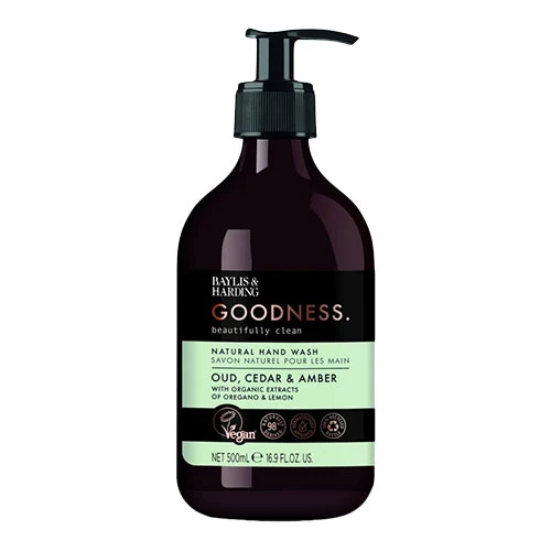 Baylis & Harding Goodness Hand Wash | Oud, Cedar & Amber