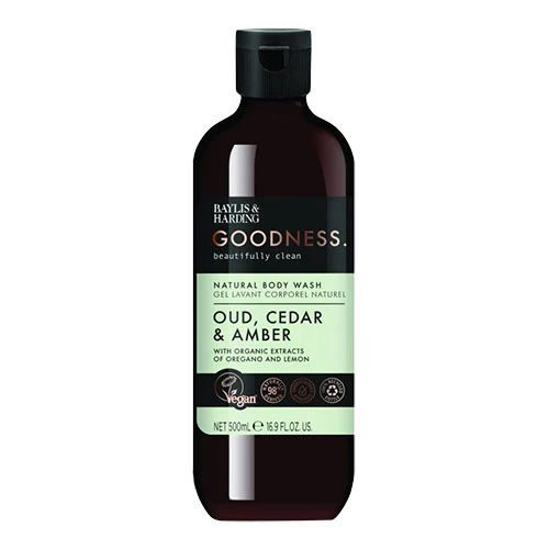 Baylis & Harding Goodness Body Wash | Oud, Cedar & Amber