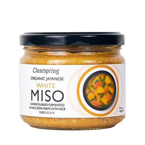 Clearspring Vit Miso Paste Soja M. Ris Opastöriserad Økologisk | 270 g