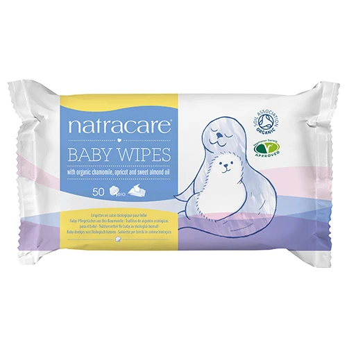 Natracare Baby Våtservetter 100% Bomull | 50 st