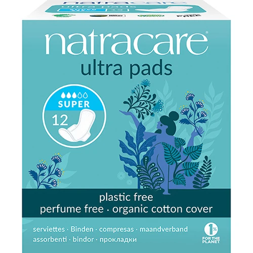 Natracare Ultra Bindor med vingar | Super