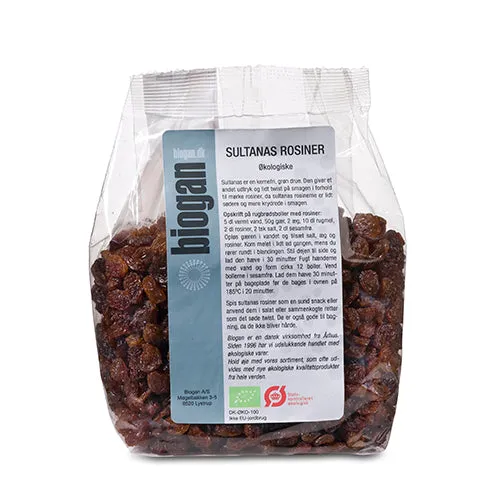 Biogan Sultanrussin Ekologisk | 500 g