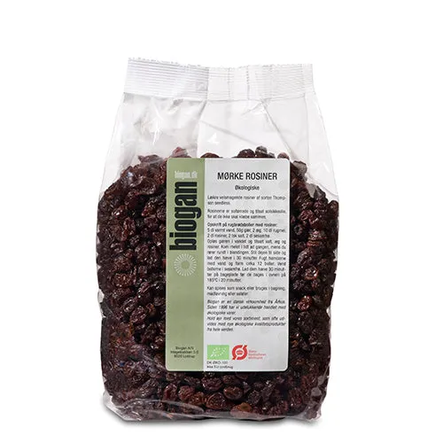 Biogan Russin Mörka Ekologisk | 1 kg