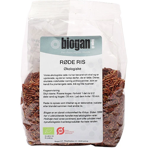 Biogan Rött Ris Ekologisk | 500 g