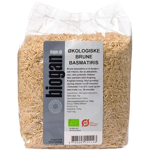 Biogan Basmatiris Brun EKOt | 1 kg