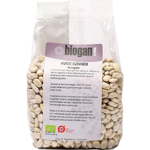 Biogan Bönor Vita Ekologisk | 750 g