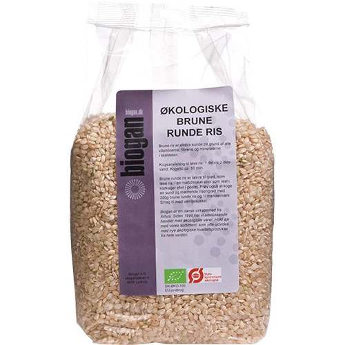Biogan Brunt Runt Ris Ekologisk | 1 kg