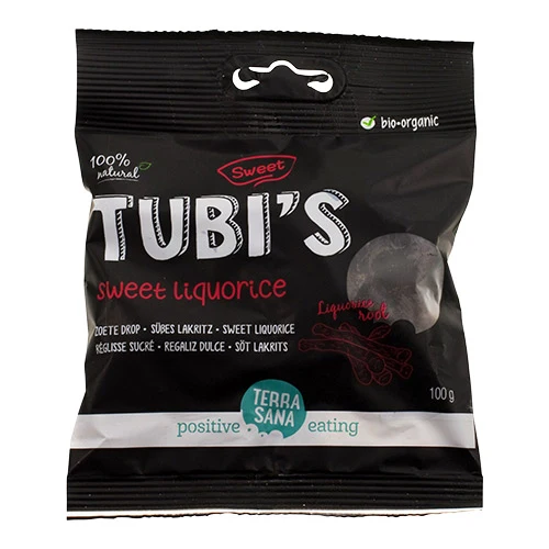 Terrasana Tubis Lakrits Söt Skuren Ekologisk | 100 g