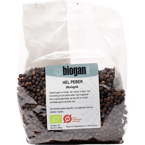 Biogan Hel Peppar Ekologisk | 250 g
