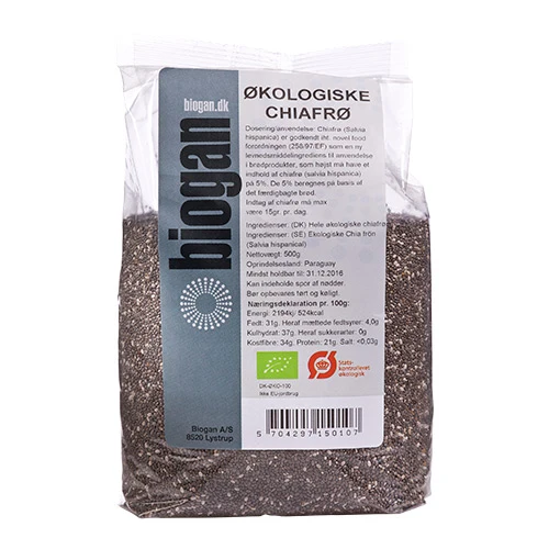 Biogan Chiafrön Ekologisk | 500 g