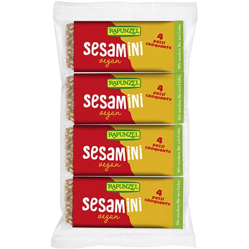 Rapunzel Sesamstång med Choklad Multipack Ekologisk | 4x27 g