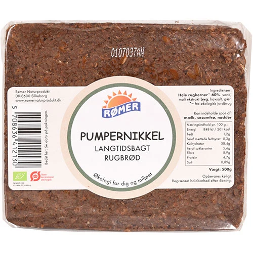 Rømer Rågbröd Pumpernickel Ekologisk | 500 g