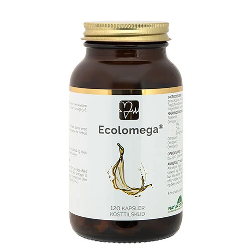 Natur-Drogeriet Ecolomega Fiskaolja Kapsler | 120 kapslar