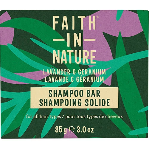 Faith in Nature Shampoo Bar | Lavendel & Geranium