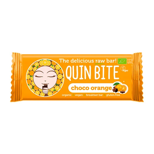 Quin Bite Bar Glutenfri Ekologisk | Choklad Orange